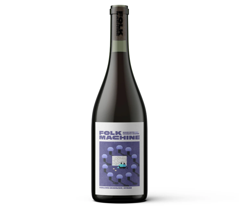 wine bottle image of hobo wine co folk machine