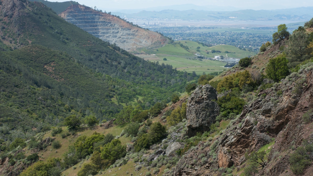 Picture of Mount Diablo's Donner Canyon in California