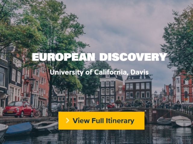 image of amsterdam canal for UC davis 2025 grad trip