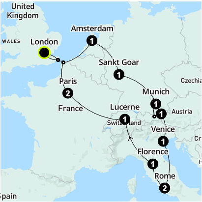 Europe map