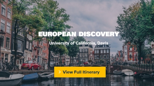 image of amsterdam canal for UC davis 2025 grad trip