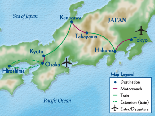 japan map