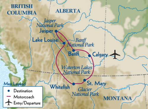 canada map