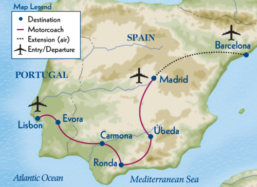 spain map