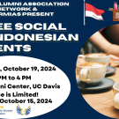 Indonesia Network Coffee Social Marketing Image with Invitation for October 19 at the Alumni Center