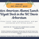 Native American Alumni Network Social advertisement for May 31st