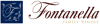 Fontanella Family Winery logo with blue monogram and brown script